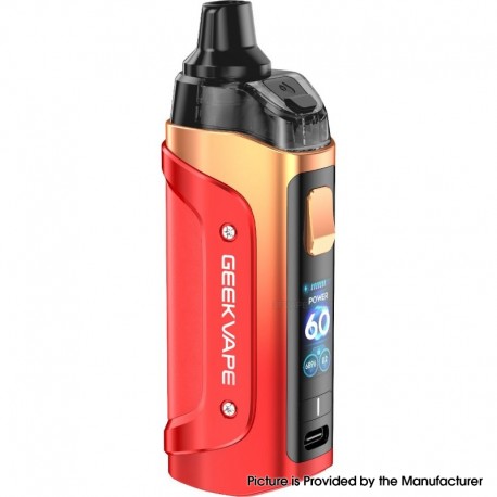 [Ships from Bonded Warehouse] Authentic GeekVape Aegis Boost 3 60W Pod Mod Kit - Sunset Red, 5~60W, 3000mAh, 5ml, 0.2 / 0.6ohm