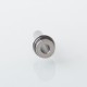 510 MTL Drip Tip for RDA / RTA / RDTA Atomizer - Silver, SS