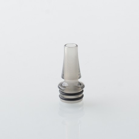 510 MTL Drip Tip for RDA / RTA / RDTA Atomizer - Translucent Black, PC