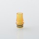 510 DL Drip Tip for RDA / RTA / RDTA Atomizer - Brown, PEI