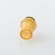 510 DL Drip Tip for RDA / RTA / RDTA Atomizer - Brown, PEI