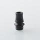 510 DL Drip Tip for RDA / RTA / RDTA Atomizer - Black, POM