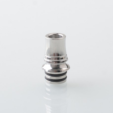 510 DL Drip Tip for RDA / RTA / RDTA Atomizer - Silver, SS