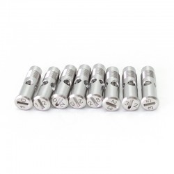 SXK Replacement Air Pins for Diplomat MTL / RDL RTA - 1.0 / 1.2 / 2.0 / 2.3 / 2.5 / 2.8 / 3.2 / 3.5mm (8 PCS)