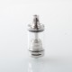 Diplomat Style RDL RTA Rebuildable Atomizer - Silver, 5.7ml, 8 Air Pins 2.0 / 2.3 / 2.5 / 2.8 / 3.0 / 3.2 / 3.5 / 4.0mm, 23mm