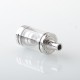 Diplomat Style RDL RTA Rebuildable Atomizer - Silver, 5.7ml, 8 Air Pins 2.0 / 2.3 / 2.5 / 2.8 / 3.0 / 3.2 / 3.5 / 4.0mm, 23mm