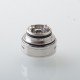 Diplomat Style RDL RTA Rebuildable Atomizer - Silver, 5.7ml, 8 Air Pins 2.0 / 2.3 / 2.5 / 2.8 / 3.0 / 3.2 / 3.5 / 4.0mm, 23mm