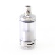 SXK Diplomat Style RDL RTA Rebuildable Tank Atomizer - Silver, 5.7ml, 2 PCS Air Pin 3.0 / 4.0mm, 23mm Diameter