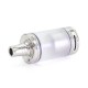 SXK Diplomat Style RDL RTA Rebuildable Tank Atomizer - Silver, 5.7ml, 2 PCS Air Pin 3.0 / 4.0mm, 23mm Diameter