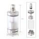 SXK Diplomat Style RDL RTA Rebuildable Tank Atomizer - Silver, 5.7ml, 2 PCS Air Pin 3.0 / 4.0mm, 23mm Diameter