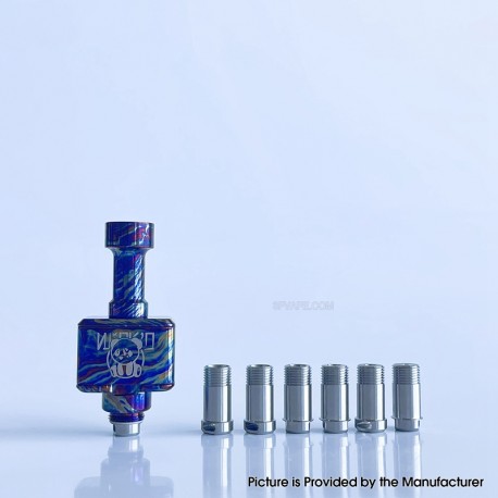 Rekavape Wick'd Reviv'D Style RBA Bridge for Billet / BB / Boro - Blueing, Air Pin 1.2 / 2.0 / 2.5 / 3.0 / 3.5 / 4.0 / 4.5mm