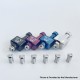 Rekavape Wick'd Reviv'D Style RBA Bridge for Billet / BB / Boro - Blue, 7 PCS Air Pin 1.2 / 2.0 / 2.5 / 3.0 / 3.5 / 4.0 / 4.5mm