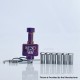 Rekavape Wick'd Reviv'D Style RBA Bridge for Billet / BB / Boro - Purple, 7 PCS Air Pin 1.2 / 2.0 / 2.5 / 3 / 3.5 / 4.0 / 4.5mm