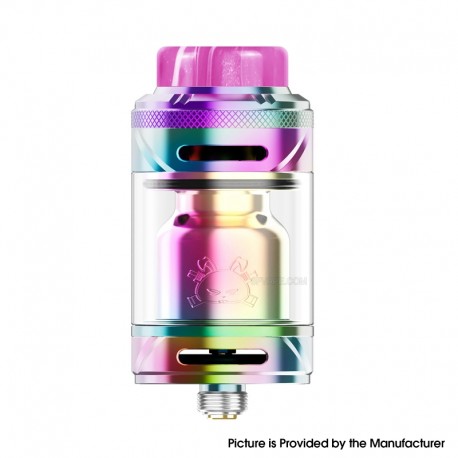 [Ships from Bonded Warehouse] Authentic Hellvape Fat Rabbit Solo 2 RTA Atomizer - Rainbow, 5ml / 3ml, 25mm Diameter