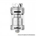 [Ships from Bonded Warehouse] Authentic Hellvape Fat Rabbit Solo 2 RTA Atomizer - Silver, 5ml / 3ml, 25mm Diameter