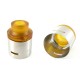 Authentic 5GVape Washington RDA Rebuildable Dripping Atomizer w/ BF Pin - Silver, 316 Stainless Steel, 24mm Diameter