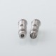 Rekavape Diplomat Style RDL RTA Rebuildable Tank Atomizer - Silver, 5.7ml, 3 PCS Air Pin 2.0 / 3.0 / 4.0mm, 23mm Diameter