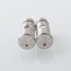 Rekavape Diplomat Style RDL RTA Rebuildable Tank Atomizer - Silver, 5.7ml, 3 PCS Air Pin 2.0 / 3.0 / 4.0mm, 23mm Diameter