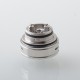 Rekavape Diplomat Style RDL RTA Rebuildable Tank Atomizer - Silver, 5.7ml, 3 PCS Air Pin 2.0 / 3.0 / 4.0mm, 23mm Diameter