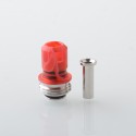 Rekavape Mission Boro Tips V2 ARC Style Drip Tip for BB / Billet Boro Mod - Red, Resin