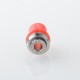 Rekavape Mission Boro Tips V2 ARC Style Drip Tip for BB / Billet Boro Mod - Red, Resin