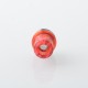 Rekavape Mission Boro Tips V2 ARC Style Drip Tip for BB / Billet Boro Mod - Red, Resin