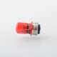 Rekavape Mission Boro Tips V2 ARC Style Drip Tip for BB / Billet Boro Mod - Red, Resin