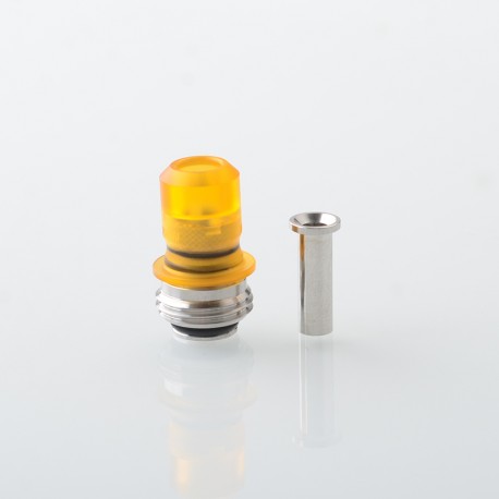 Rekavape Mission Boro Tips V2 ARC Style Drip Tip for BB / Billet Boro Mod - Yellow, Resin