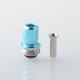 Rekavape Mission Boro Tips V2 ARC Style Drip Tip for BB / Billet Boro Mod - Blue, Aluminum