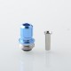 Rekavape Mission Boro Tips V2 ARC Style Drip Tip for BB / Billet Boro Mod - Blue, Aluminum