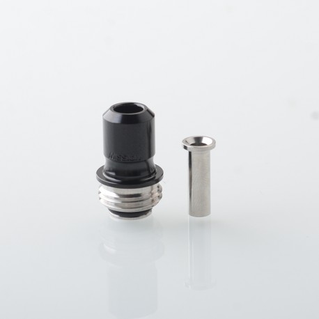 Rekavape Mission Boro Tips V2 ARC Style Drip Tip for BB / Billet Boro Mod - Black, Aluminum