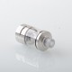 CGMODS DIGUA Style RTA Rebuildable Tank Atomizer - Silver, 4.0ml, MTL / DL, 22mm Diameter