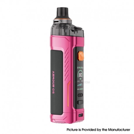 [Ships from Bonded Warehouse] Authentic Vaporesso Armour GS 80W Pod Mod Kit DTL Version - Pink, 5~80W, 1 x 18650, 5ml