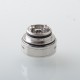 Diplomat Style RDL RTA Rebuildable Atomizer - Silver, 5.7ml, 5 Air Pins 2.0 / 2.5 / 3.0 / 3.5 / 4.0mm, 23mm