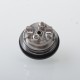 NETSU Style MTL RTA Rebuildable Tank Atomizer - Black, 5.0ml, 4 PCS Air Pins: 1.0 / 1.2 / 1.4 / 1.5mm, 22mm