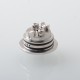 NETSU Style MTL RTA Rebuildable Tank Atomizer - Silver, 5.0ml, 4 PCS Air Pins: 1.0 / 1.2 / 1.4 / 1.5mm, 22mm