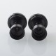 Rekavape Diplomat Style RDL RTA Rebuildable Tank Atomizer - Black, 5.7ml, 2 PCS Air Pin 3.5 / 4.0mm, 23mm Diameter