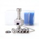 SXK UnKwn Glitch RBA Style RBA Bridge for Billet / BB / Boro Mod - Silver, 6 PCS Air Pin 1.2 / 2.5 / 3.0 / 3.5 / 4.0 / 4.5mm