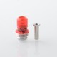 Rekavape Mission Dotaio Tips V2 ARC Style AIO Drip Tip for dotMod dotAIO V1 / V2 Pod - Red, Resin