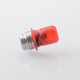 Rekavape Mission Dotaio Tips V2 ARC Style AIO Drip Tip for dotMod dotAIO V1 / V2 Pod - Red, Resin