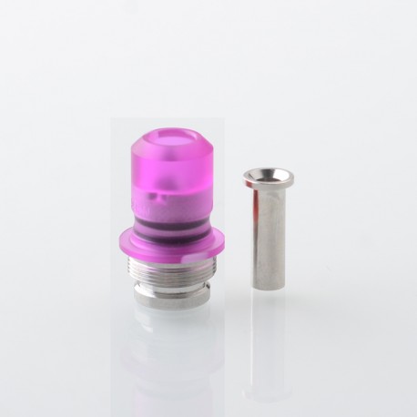 Rekavape Mission Dotaio Tips V2 ARC Style AIO Drip Tip for dotMod dotAIO V1 / V2 Pod - Purple, Resin