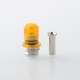 Rekavape Mission Dotaio Tips V2 ARC Style AIO Drip Tip for dotMod dotAIO V1 / V2 Pod - Yellow, Resin