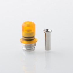 Rekavape Mission Dotaio Tips V2 ARC Style AIO Drip Tip for dotMod dotAIO V1 / V2 Pod - Yellow, Resin