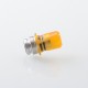 Rekavape Mission Dotaio Tips V2 ARC Style AIO Drip Tip for dotMod dotAIO V1 / V2 Pod - Yellow, Resin