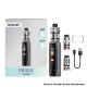 [Ships from Bonded Warehouse] Authentic SMOK X-PRIV Solo 80W Box Mod Kit with TF-D Sub-ohm Tank - Pale Blue, VW 5~80W, 1 x 18650