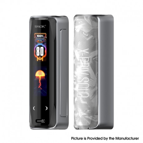 [Ships from Bonded Warehouse] Authentic SMOK X-PRIV Solo 80W Box Mod - White Shell, VW 5~80W, 1 x 18650