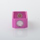 Authentic MK MODS dotAIO to Boro Adapter for Boro / Billet Box Mod - Pink, Adapter Frame for DotMod AIO RBA Tank