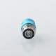 Rekavape Mission XV KB2 Style Replacement Integrated Drip Tip + Button Set for dotMod dotAIO V2 Pod - Blue