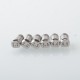 Rekavape Wick'd Reviv'D Style RBA Bridge for Billet / BB / Boro - Silver, 7 PCS Air Pin 1.2 / 2.0 / 2.5 / 3 / 3.5 / 4.0 / 4.5mm