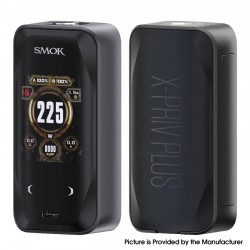 [Ships from Bonded Warehouse] Authentic SMOK X-PRIV Plus 225W Box Mod - Black, VW 5~225W, 2 x 18650